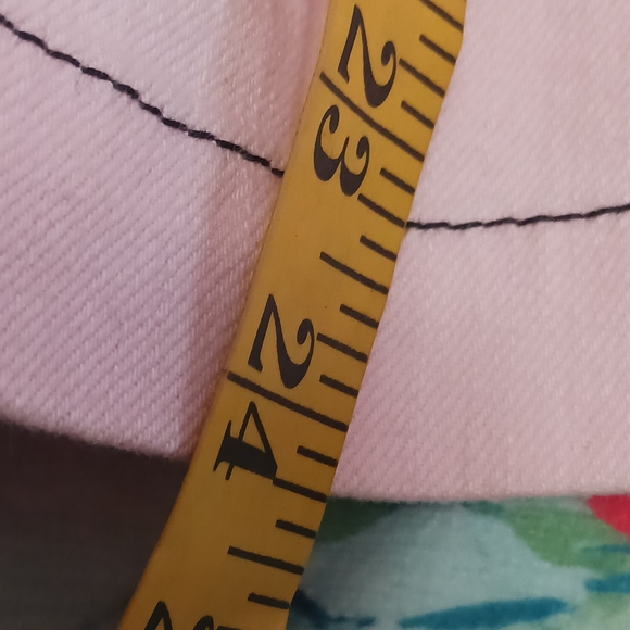 Lauren Jeans Co Ralph Lauren Jacket Dbl Button Pink Denim Large No Belt - Picture 7 of 15